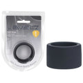 LEVELZ Body-Safe Liquid Silicone Ball Strap - Medium - Classic Black (Comfortable, Durable, Gender-Neutral)
