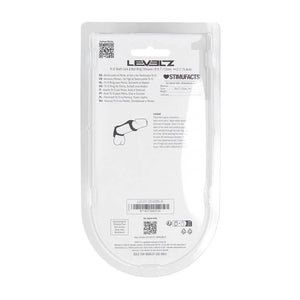 LEVELZ black Tri-O silicone cock and ball ring – image 7