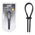 LEVELZ Adjustable Silicone Cock Ring for Enhanced Pleasure - Black (Unisex, Body-Safe, Comfortable Fit)