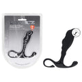 LEVELZ Rippled Prostate Massager – Compact Black Design (Body-Safe, Ergonomic, 10 cm)