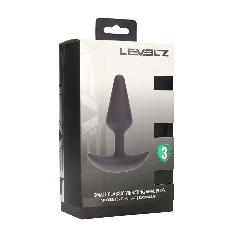 LEVELZ small black vibrating silicone butt plug – image 8