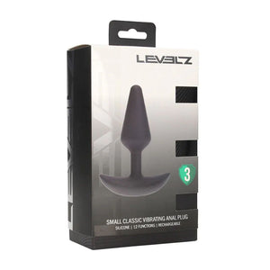 LEVELZ small black vibrating silicone butt plug – image 8