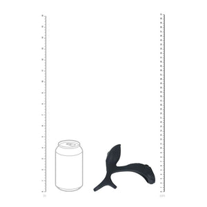 LEVELZ black vibrating cock and ball ring with shaft loop – image 6
