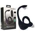 LEVELZ black vibrating Tri-O cock ring with prostate stimulator