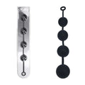 LEVELZ Premium Body-Safe Silicone XXL Anal Beads - 60mm - Black (52.5 cm, Easy to Clean, Flexible Design)