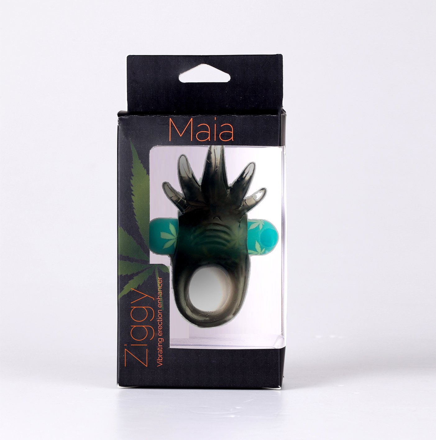 Maia Ziggy - Eco-Friendly Hemp Green USB Rechargeable Vibrating Ring for Enhanced Pleasure