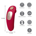 Maia Remi - Red USB Rechargeable Panty Vibe with Suction - Body-Safe, Powerful Pleasure for All
