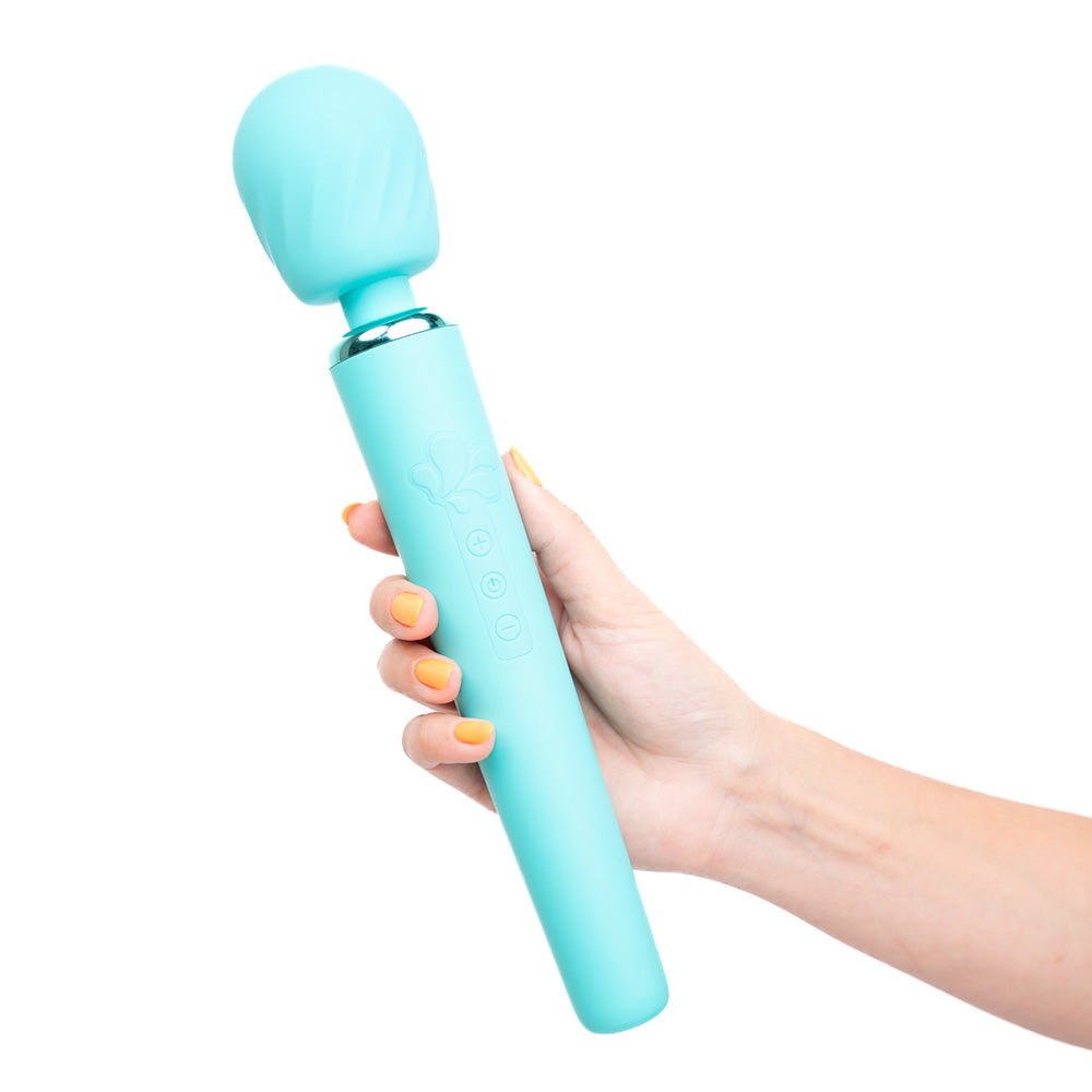 Maia Vibrator – USB Rechargeable – Body-Safe Silicone – Blue – 30 cm