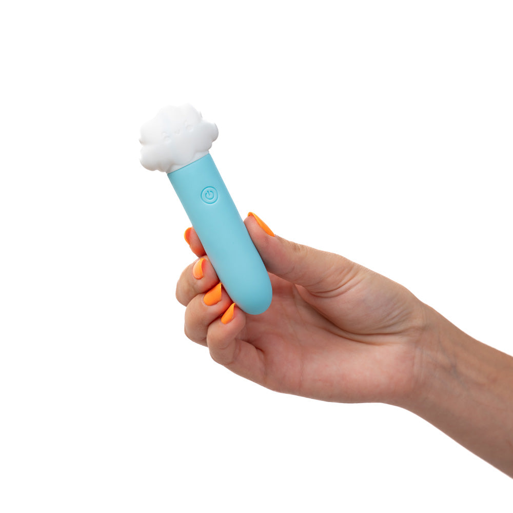 Maia STORMEE - Blue 11.1 cm Body-Safe USB Rechargeable Bullet Vibrator for Wellness