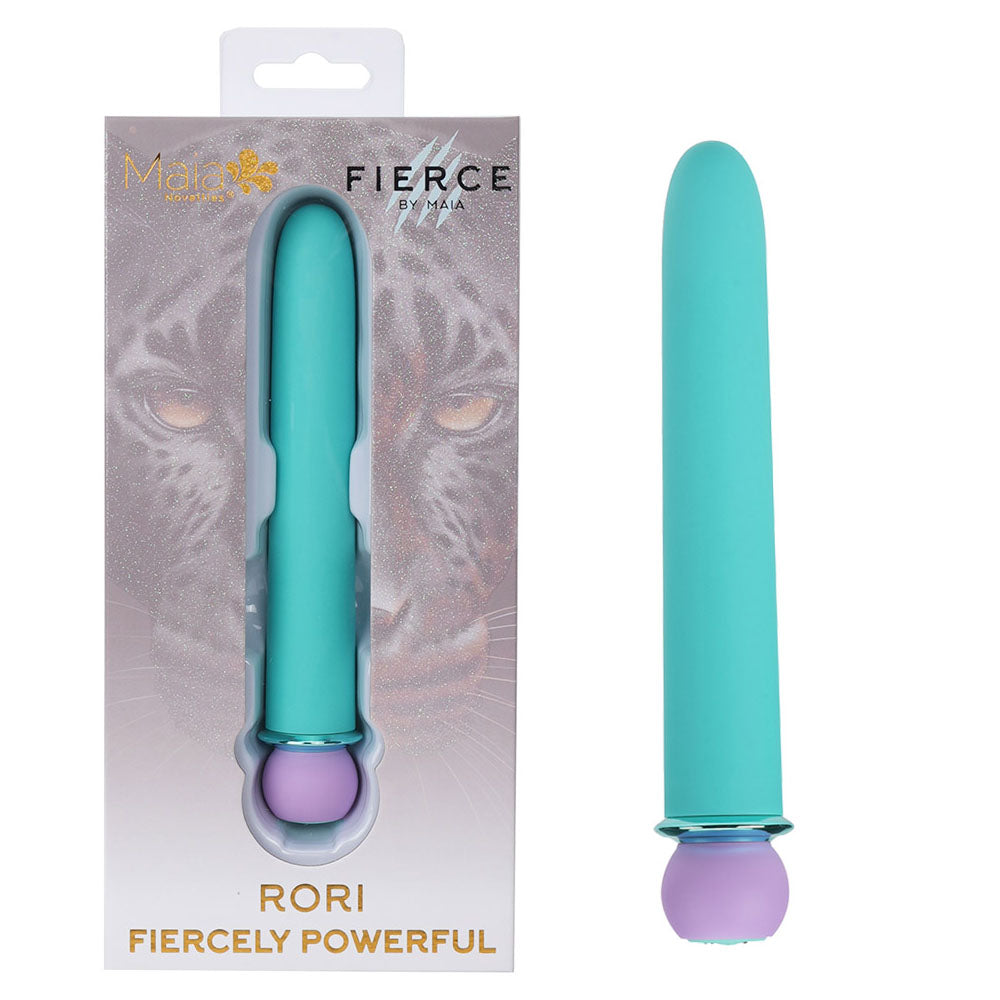 Maia RORI - Gender-Neutral Blue XL Bullet Vibrator - 15.2 cm USB Rechargeable, Body-Safe Silicone