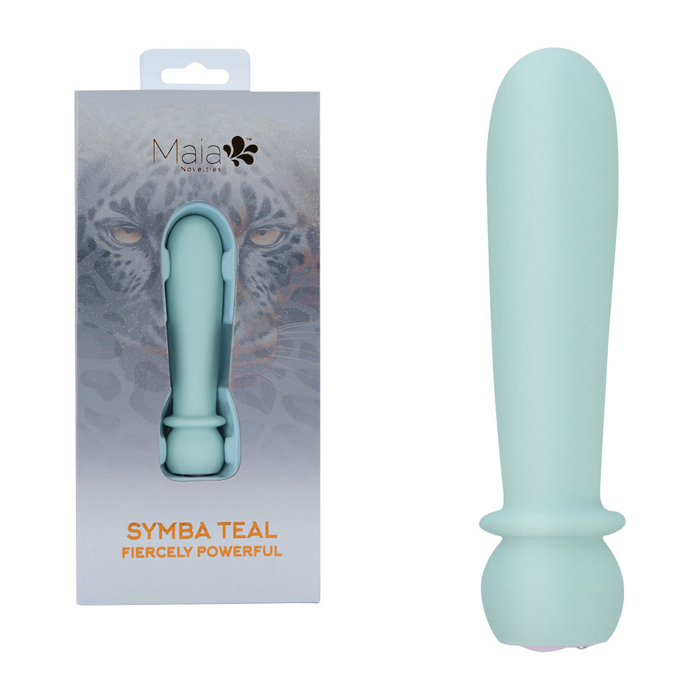Maia Bullet – Powerful, USB Rechargeable – Teal – 10.8 cm