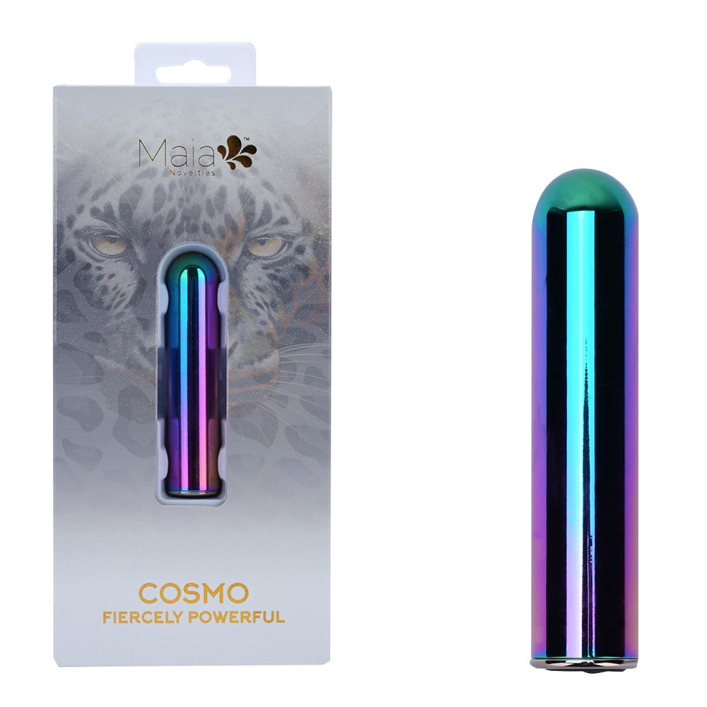 Maia Bullet – USB Rechargeable Personal Massager – Metallic – 8.9 cm