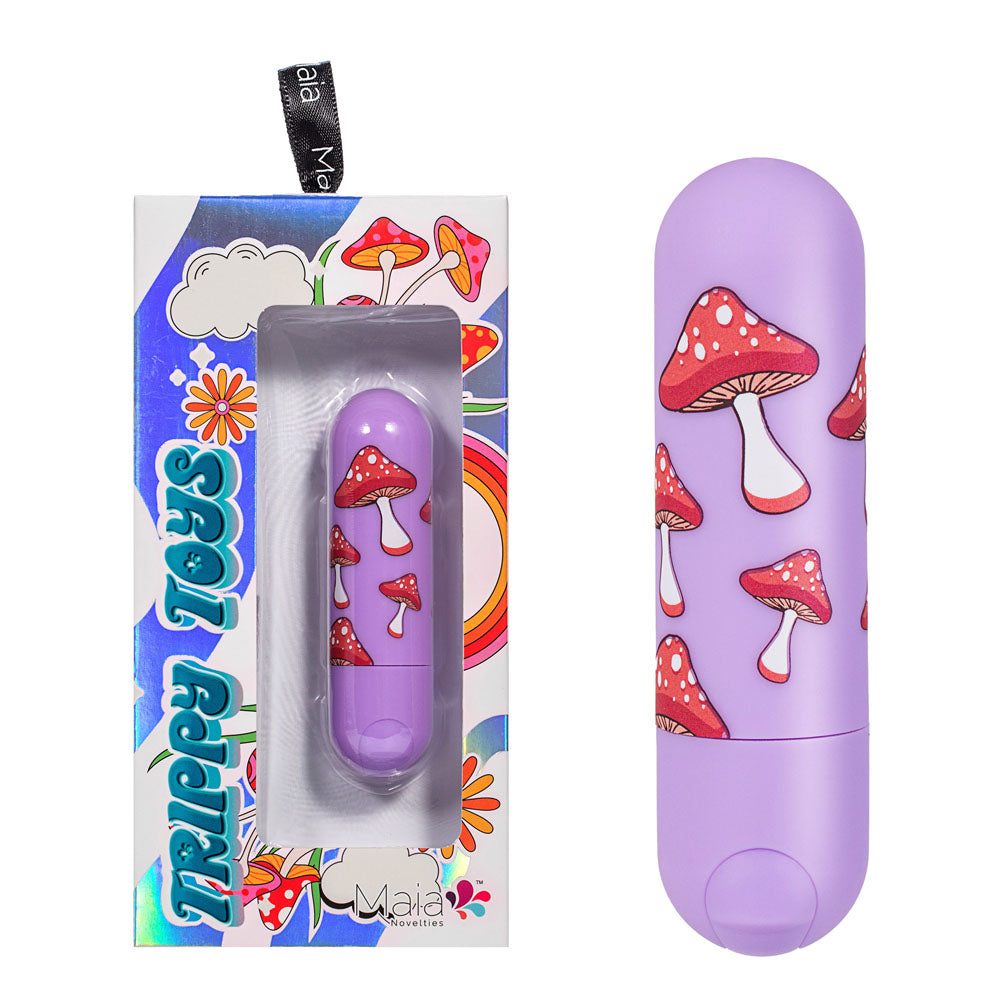 Maia JESSI Trippy - Lavender 7.6 cm Body-Safe USB Rechargeable Bullet Vibrator for Wellness