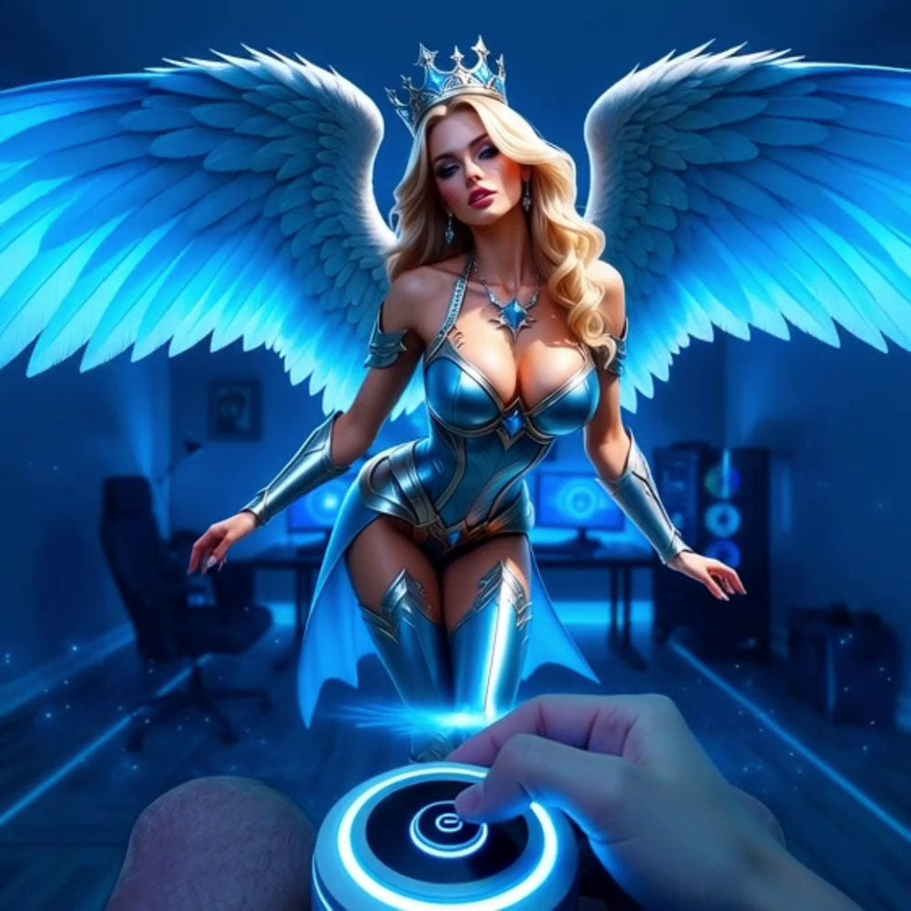 MASTURS Eloa - USB Rechargeable Auto Stroker with Sucking & Vibration Features, Enhanced with Augmented Reality