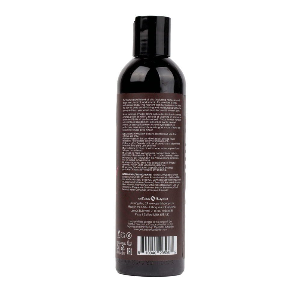 Intimelly Massage Oil – Scented, Nourishing – Zen Berry Rose – 237 ml