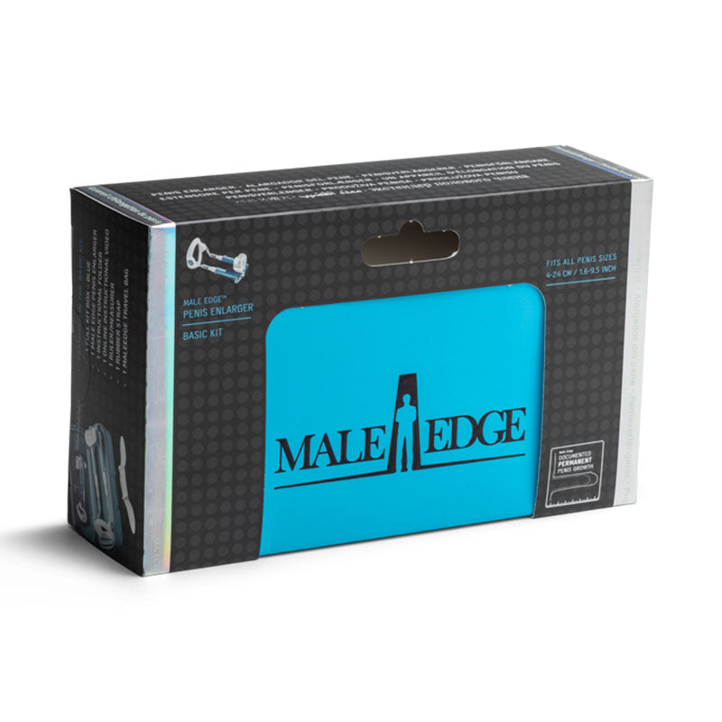MaleEdge Basic Kit - Safe and Effective Penis Enlargement System in Blue Case (Includes Comprehensive Guide)