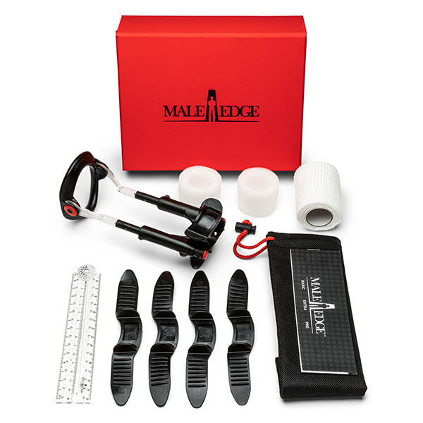MaleEdge Pro Penis Enlargement System – Complete Kit in Red Case (Discreet, Effective, Easy to Use)