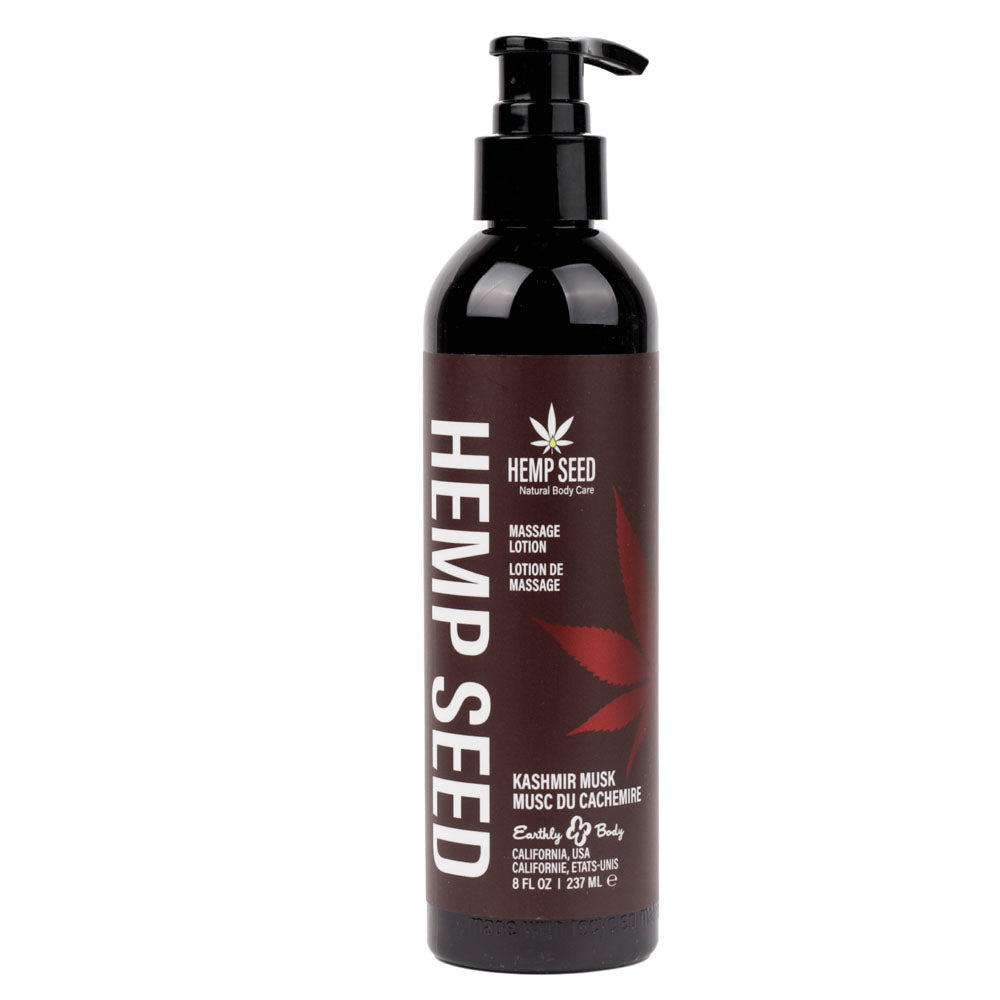 Massage Lotion - Kashmir Musk Scent (Brandy, Jasmine, Cedarwood) - 237 ml Body-Safe Formula