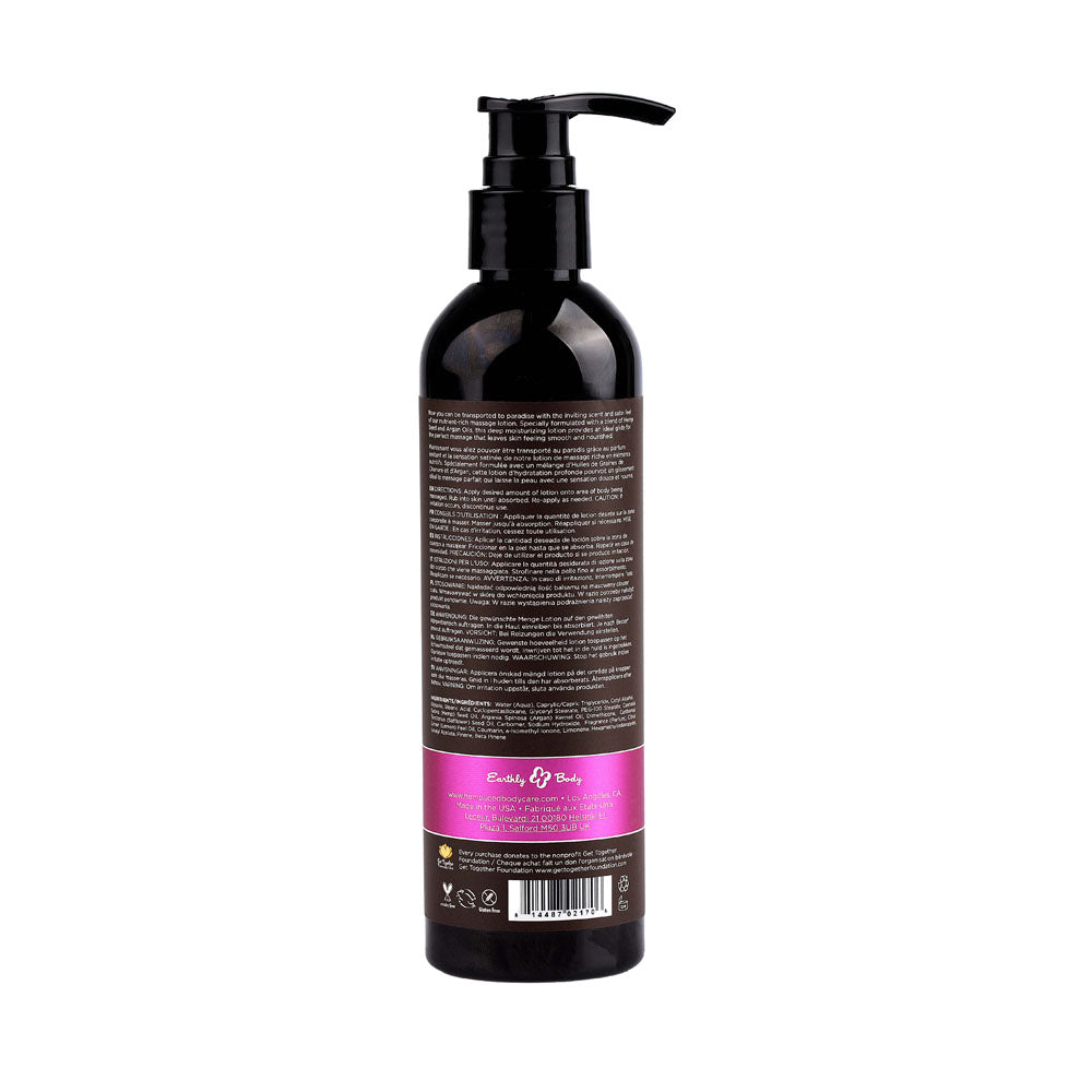 Hemp Seed Lotion – Scented, Moisturizing – Vanilla & Fairy Floss – 237 ml