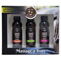Infused Massage Lotion Trio - Scented Relaxation Set (3 Bottles)