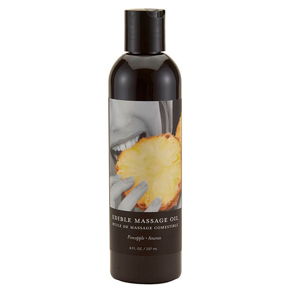 Pineapple Flavored Edible Massage Oil - 237 ml - Body-Safe & Sensual Wellness