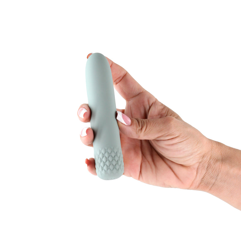 Lust-n-Dreams - Mambo - Sage Green USB Rechargeable Bullet Vibrator - 12.2 cm Body-Safe Silicone