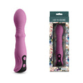 Lust-n-Dreams - Cadence - Blush & Purple Thrusting and Sliding Vibrator - 18.2 cm USB Rechargeable Body-Safe Silicone