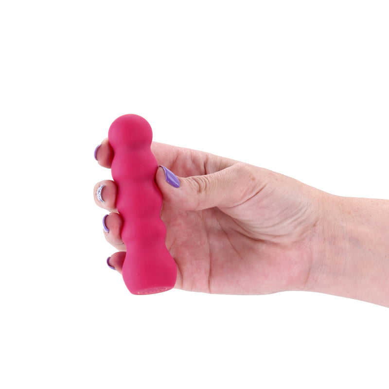 X & O's Personal Massager – USB Rechargeable – Body-Safe Silicone – Rose – 9.9 cm