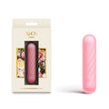 X & O's Bullet – USB Rechargeable – Body-Safe Silicone – Light Pink – 10.5 cm