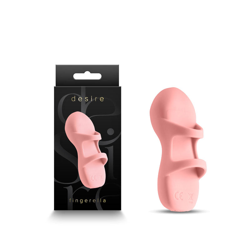 Desire - Fingerella - USB Rechargeable Finger Stimulator in Pink - Body-Safe Design for Enhanced Pleasure