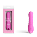 Pretty in Pink Vibrator – USB Rechargeable – Body-Safe Silicone – Pink – 14.3 cm