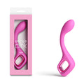 Pretty in Pink Vibrator – USB Rechargeable – Body-Safe Silicone – Pink – 18.7 cm