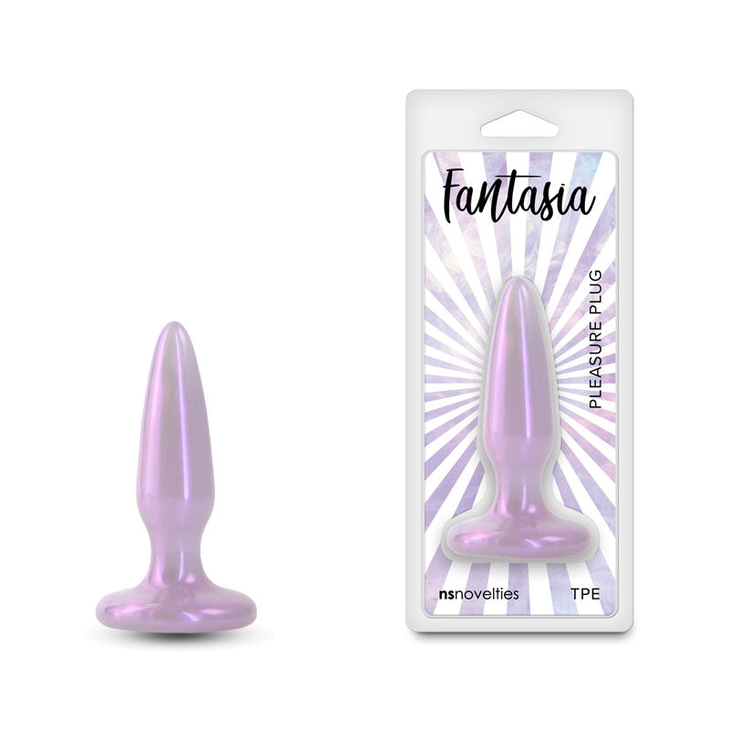 Fantasia - Mini Pleasure Plug - Orchid Purple - Body-Safe Silicone (8.4 cm, Gender-Neutral)