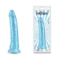 Fantasia - Upper 7'' Pearlescent Blue Dildo – 20.5 cm Body-Safe Silicone for Wellness