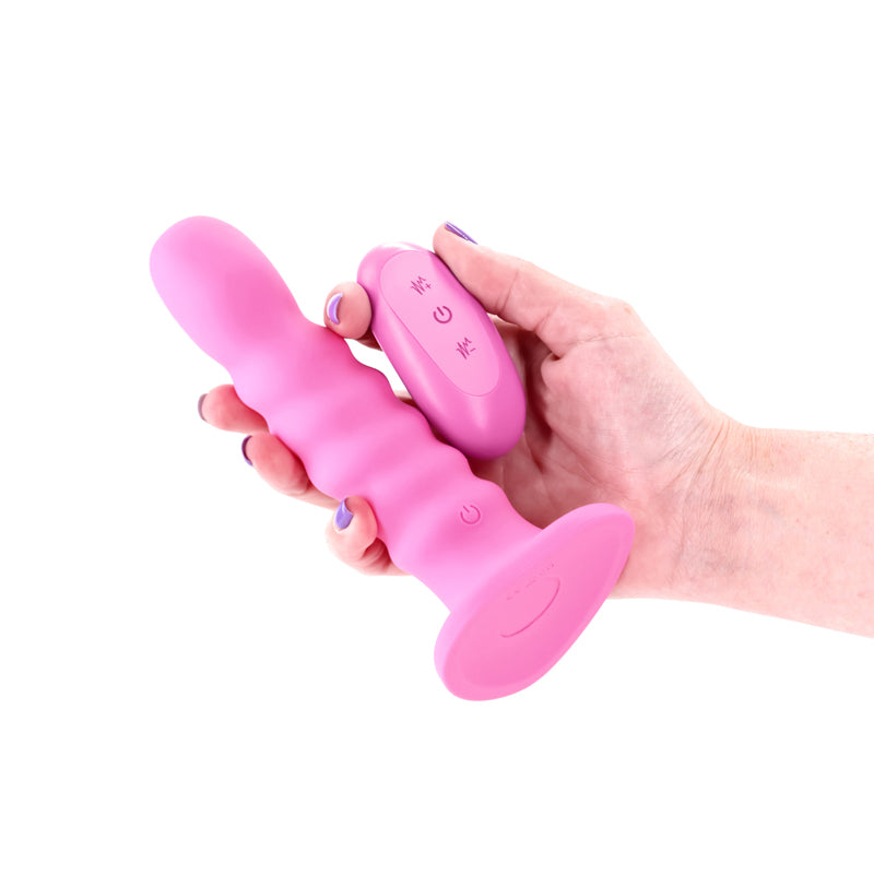Colours Dongs – Rechargeable, Body-Safe Silicone – Pink – 16.5 cm