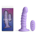 Colours Dongs – Vibrating, USB Rechargeable – Purple – 16.5 cm