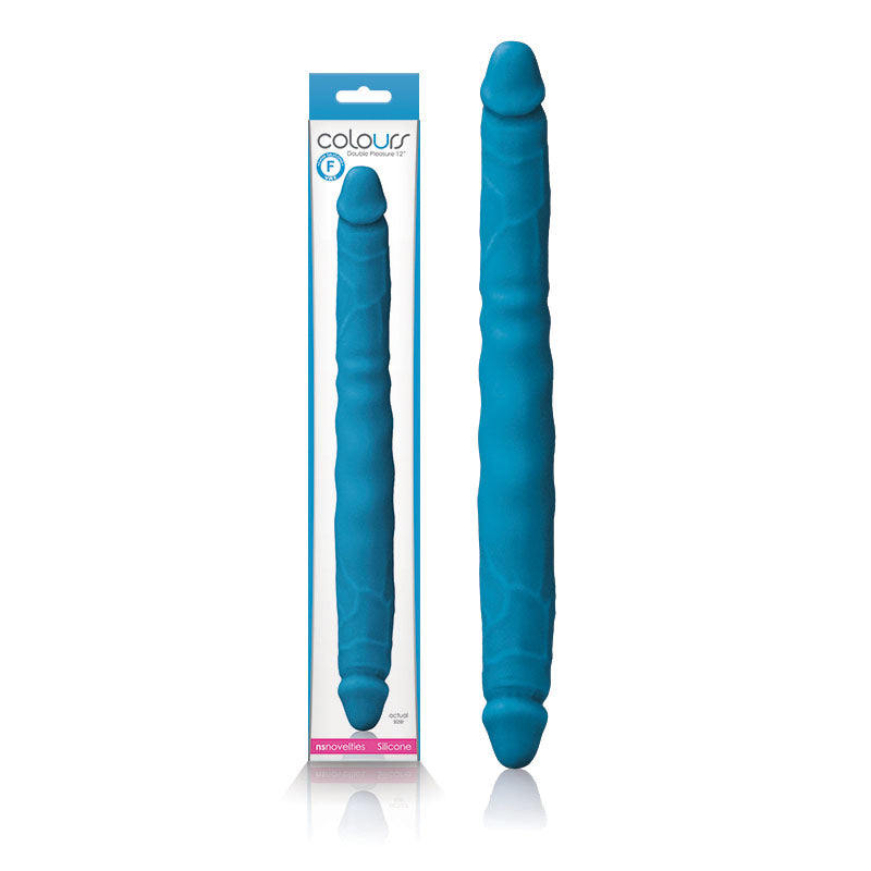 Colours Double Pleasures - Blue 30.5 cm Body-Safe Double Dong for Ultimate Sensation
