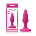 Colours Pleasures Mini Butt Plug – Body-Safe Silicone – Pink