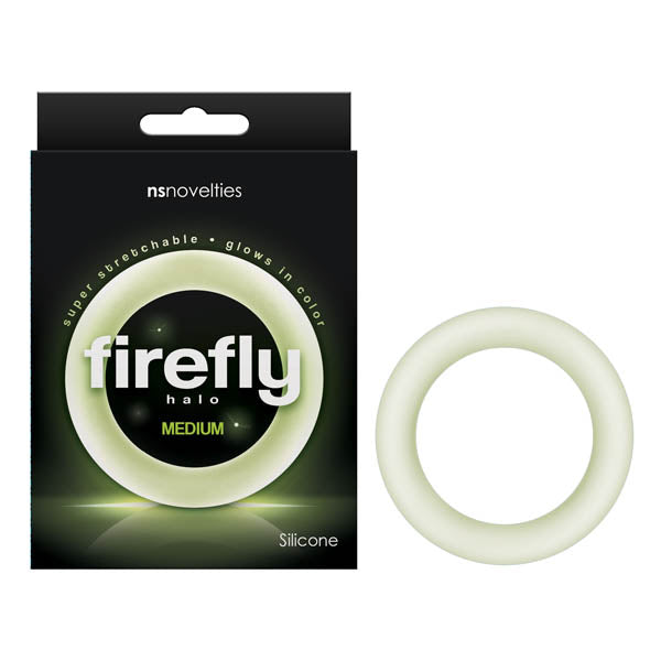 Firefly Cock Ring – Glow In The Dark – Clear – Medium 55 mm