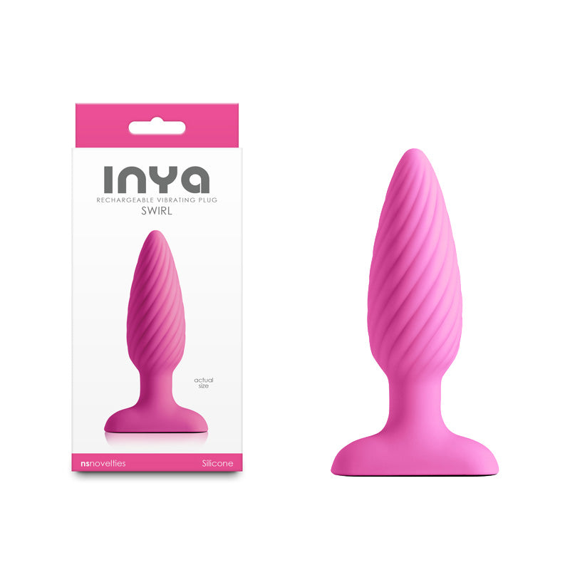 INYA Anal Toy – USB Rechargeable, Body-Safe Silicone – Pink – 10.7 cm