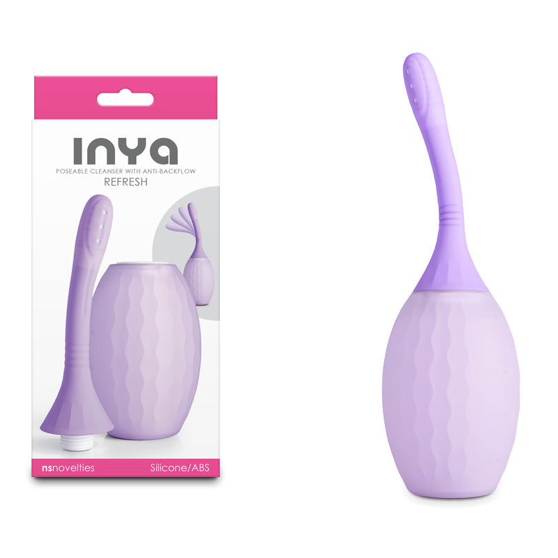 INYA Health Care Douche – Body-Safe Silicone – Purple