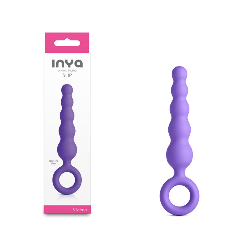INYA Anal Plug – Body-Safe Silicone – Purple – 12.7 cm