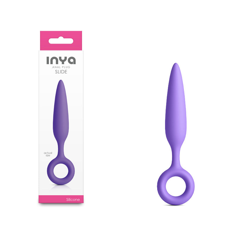 INYA Anal Plug – Body-Safe Silicone – Purple – 12.7 cm