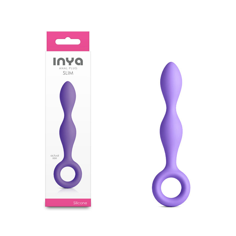 INYA Anal Plug – Body-Safe Silicone – Purple – 12.7 cm