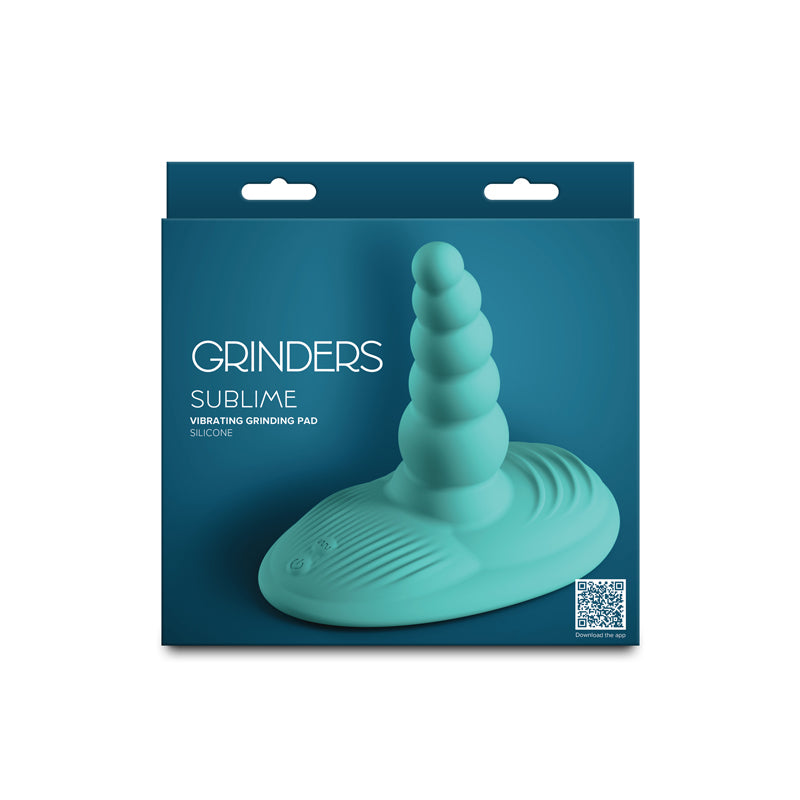 Grinders Sublime Stimulator – USB Rechargeable, Body-Safe Silicone – Aqua