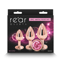 Intimelly Anal Toys – Body-Safe Silicone – Rose Gold – Set of 3 Sizes