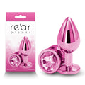 Rear Assets Anal Toy – Medium, Metal – Pink – 8.2 cm