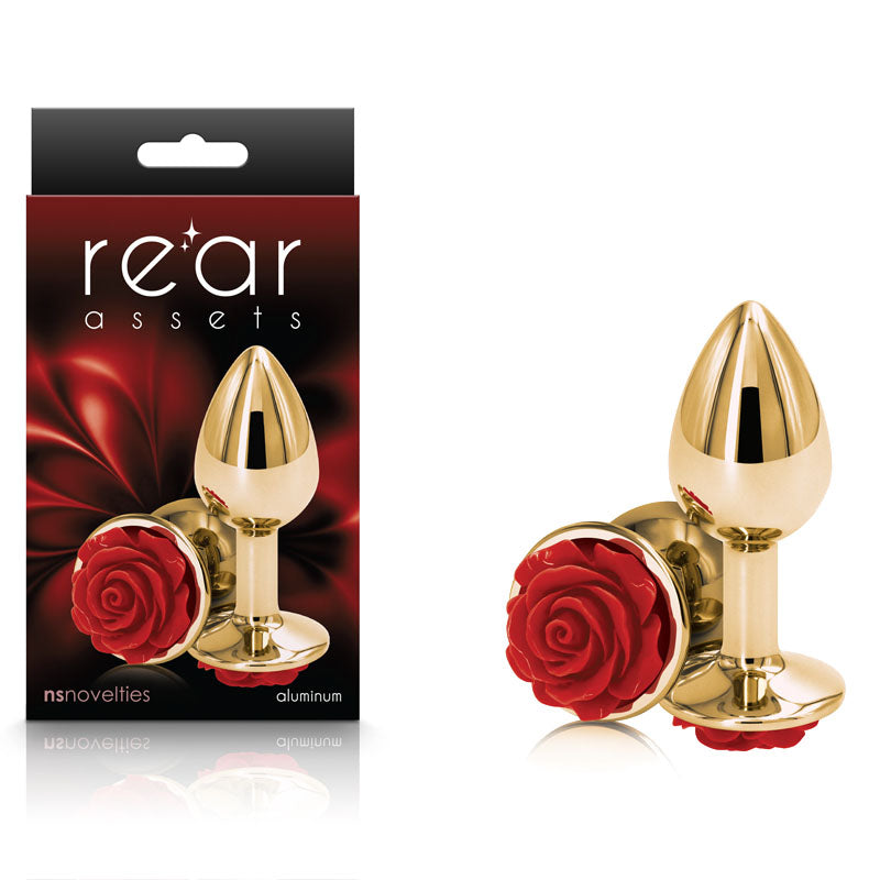 Rear Assets Anal Toy – Metal – Gold – 7.6 cm
