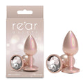 Rear Assets Anal Toy – Iridescent, Body-Safe Silicone – Champagne – Small