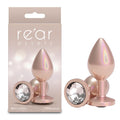 Rear Assets Anal Toy – Iridescent, Medium – Champagne – 8.2 cm